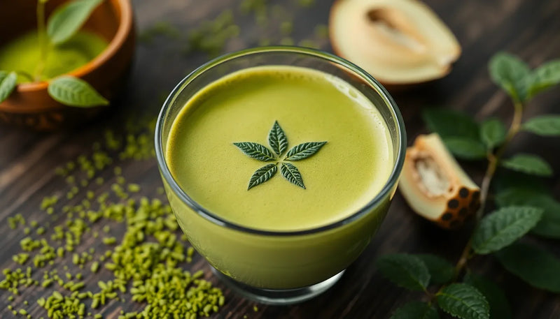 Opdag de skjulte sundhedsfordele ved grøn matcha te - Illustration