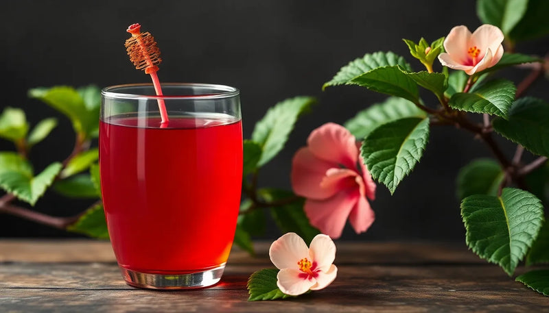 Hibiscus te: en naturlig vej til sundhed og skønhed - Illustration