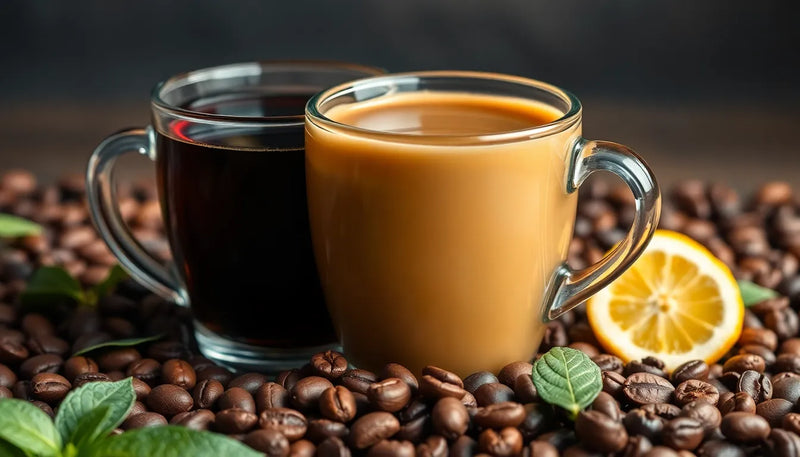Koffeinens hemmeligheder: grøn te vs sort te - Illustration
