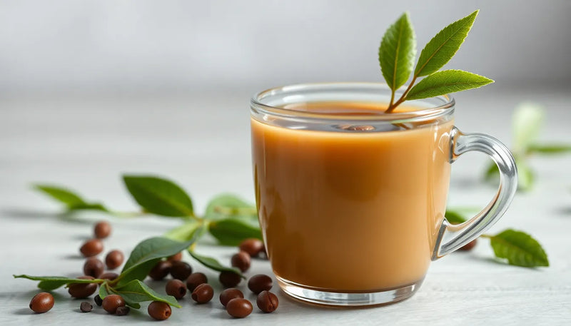 Grøn te koffein: en mild opkvikker til din dag - Illustration