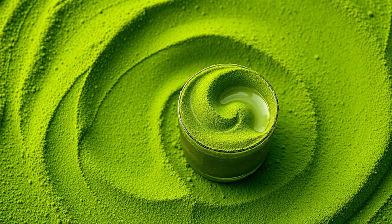 Oplev den grønne magi: hvad er matcha te? - Illustration
