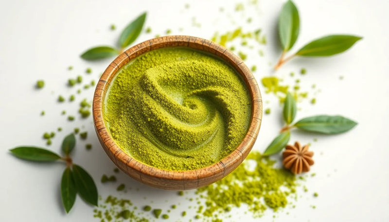 Matcha: naturens grønne energiboost til krop og sind - Illustration