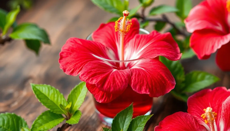 Sådan nyder du hibiscus te året rundt - Illustration